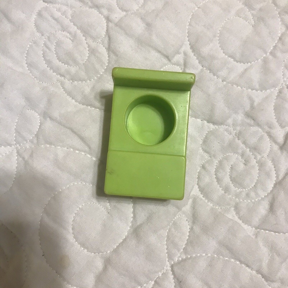 Vintage Fisher Price Little People‎ School Student Desk Chair Green